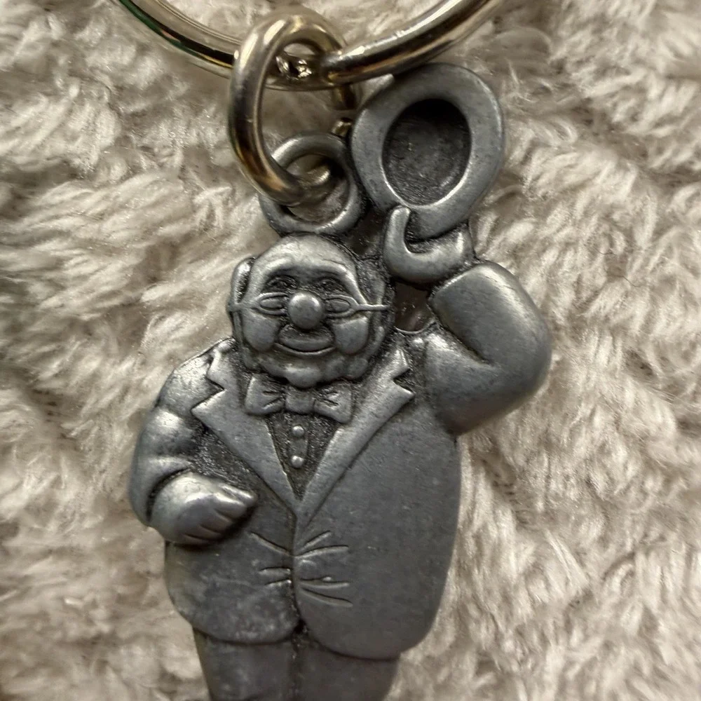 Vintage Las Vegas Fitzgeralds Casino‎ Mr. O'Lucky Figurine Keychain FOB Souvenir